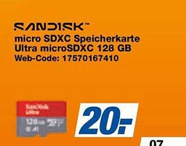 micro SDXC Speicherkarte Ultra microSDXC 128 GB