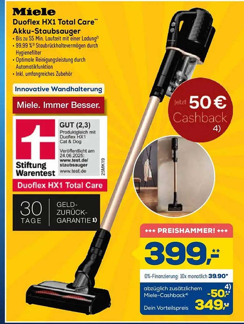 Miele Duoflex HX1 Total Care Akku-Staubsauger