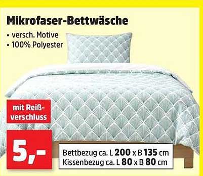 Mikrofaser-Bettwäsche