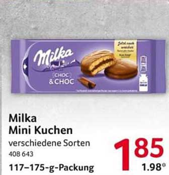 Milka Mini Kuchen verschiedene Sorten