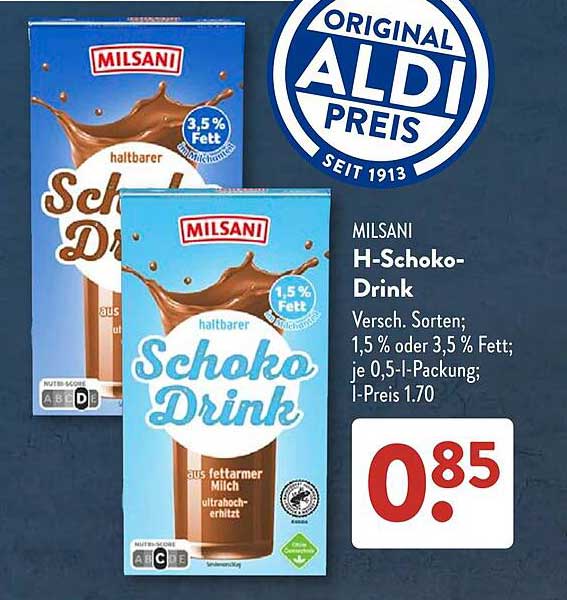 MILSANI H-Schoko-Drink