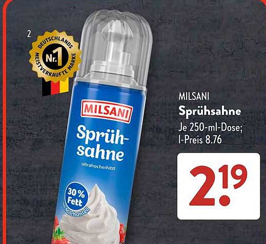 MILSANI Sprühsahne