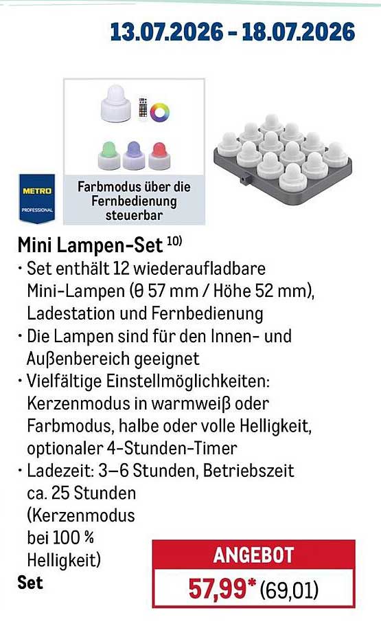 Mini Lampen-Set