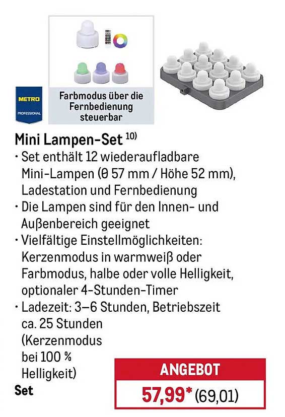 Mini Lampen-Set