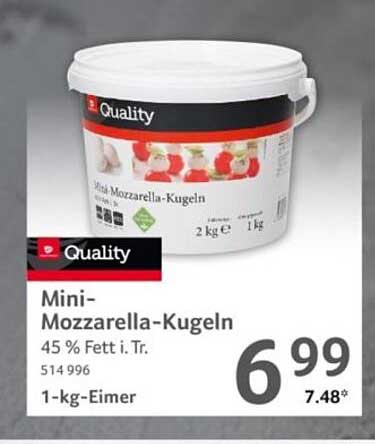 Mini-Mozzarella-Kugeln