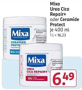Mixa Urea Cica Repair+ oder Ceramide Protect
