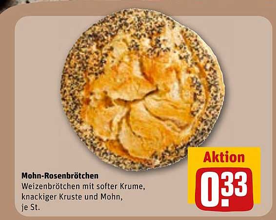 Mohn-Rosenbrötchen
