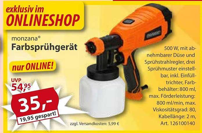 monzana® Farbsprühgerät