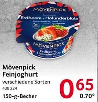 Mövenpick Feinjoghurt verschiedene Sorten 150-g-Becher