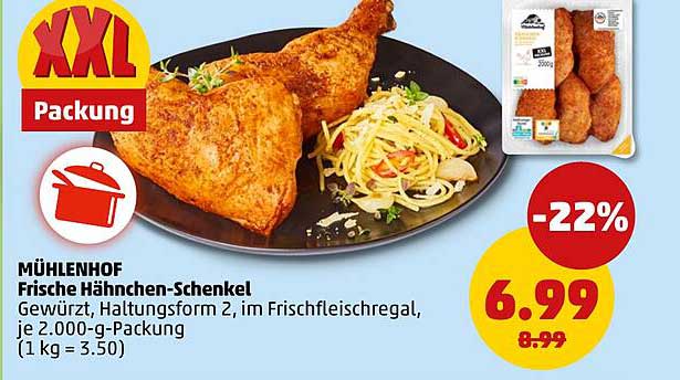 MÜHLENHOF Frische Hähnchen-Schenkel