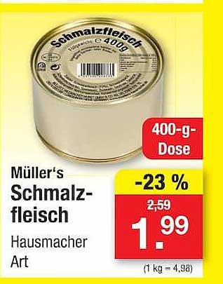 Müller’s Schmalzfleisch Hausmacher Art
