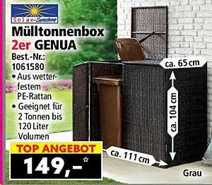 Mülltonnenbox 2er GENUA