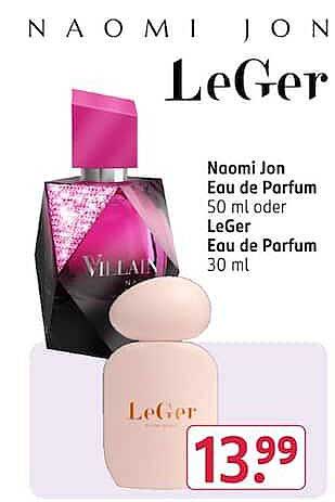 Naomi Jon LeGer Eau de Parfum 50 ml oder LeGer Eau de Parfum 30 ml
