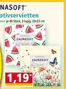 Nasoft Motivservietten