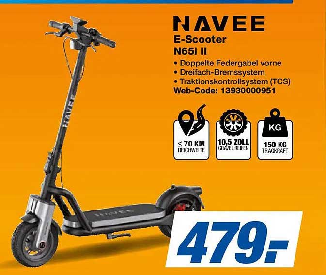 NAVEE E-Scooter N65i II