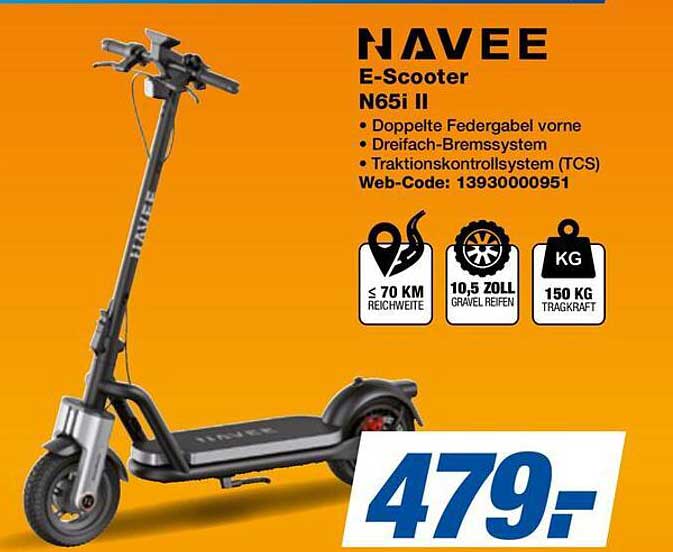 NAVEE E-Scooter N65i II