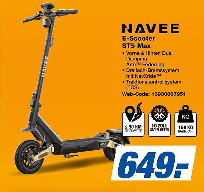 NAVEE E-Scooter ST5 Max