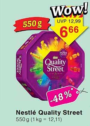 Nestlé Quality Street 550 g (1 kg = 12,11)