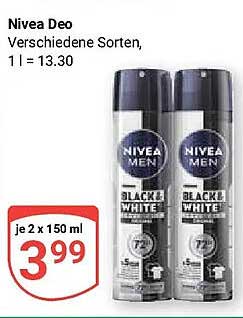 Nivea Deo Verschiedene Sorten, 1 l = 13.30