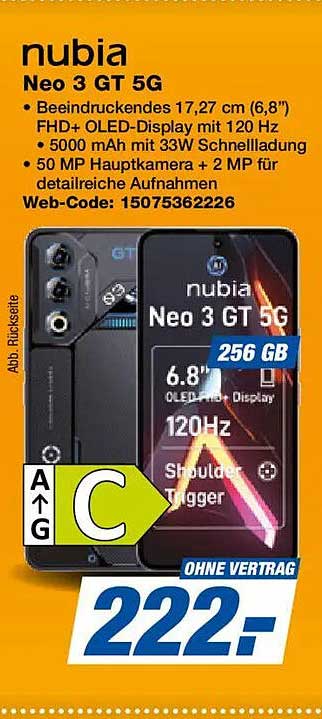 nubia Neo 3 GT 5G