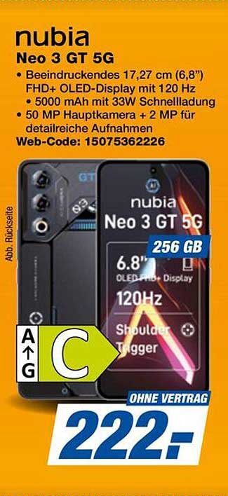 nubia Neo 3 GT 5G