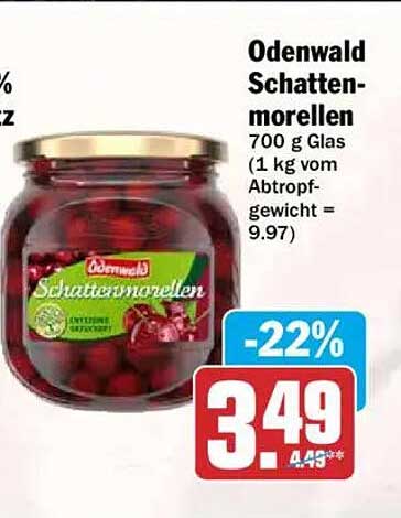 Odenwald Schattenmorellen
