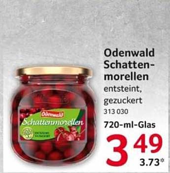 Odenwald Schattenmorellen entsteint, gezuckert