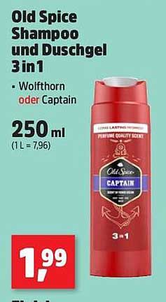 Old Spice Shampoo und Duschgel 3 in 1