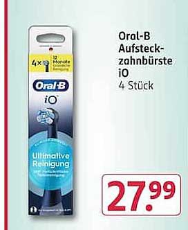 Oral-B Aufsteck-zahnbürste iO 4 Stück