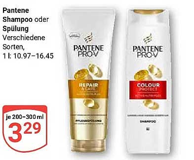 Pantene Shampoo oder Spülung
