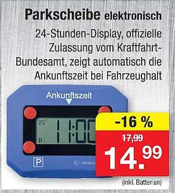 Parkscheibe elektronisch