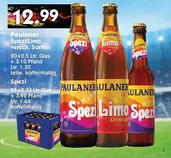Paulaner Spezi/Limo versch. Sorten