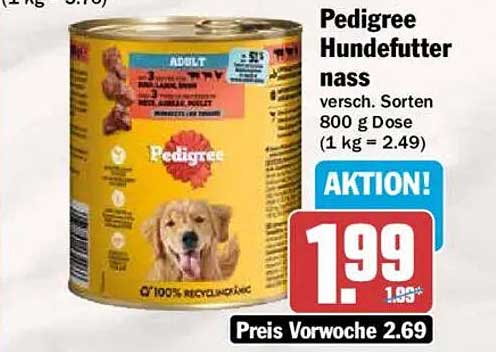 Pedigree Hundefutter nass
