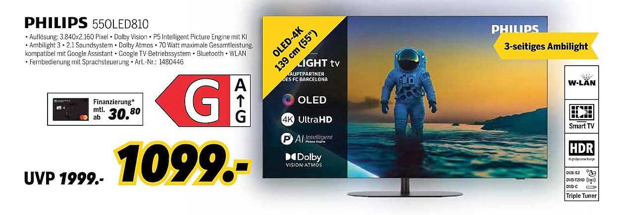 PHILIPS 55OLED810