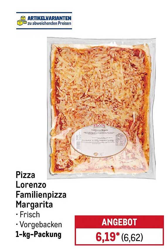 Pizza Lorenzo Familienpizza Margarita