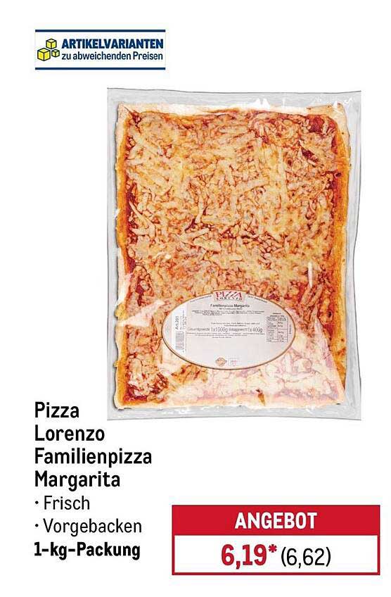 Pizza Lorenzo Familienpizza Margarita