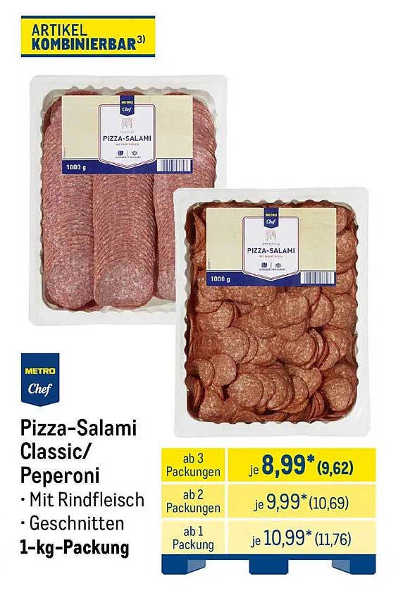 Pizza-Salami Classic/ Peperoni