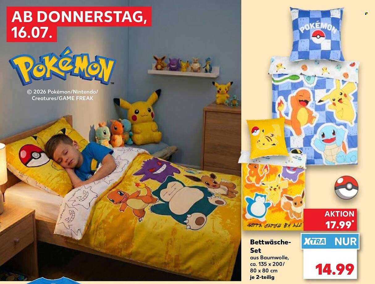 Pokémon Bettwäsche-Set