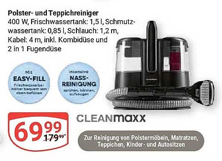 Polster- und Teppichreiniger
