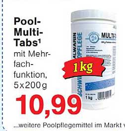 Pool-Multi-Tabs¹ mit Mehrfachfunktion, 5 x 200 g