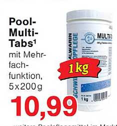 Pool-Multi-Tabs1 mit Mehrfachfunktion, 5x200 g