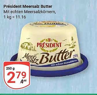 Président Meersalz Butter
