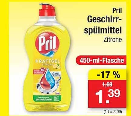 Pril Geschirrspülmittel Zitrone