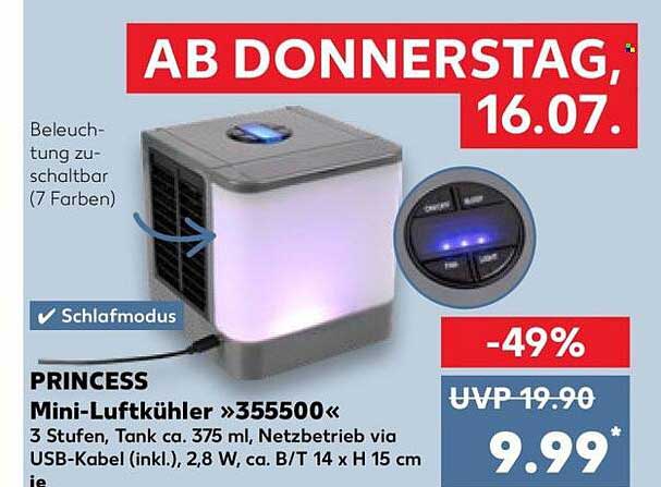 PRINCESS Mini-Luftkühler »355500«