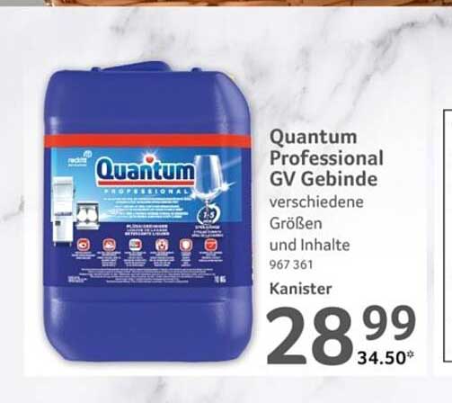 Quantum Professional GV Gebinde verschiedene Größen und Inhalte 967 361 Kanister