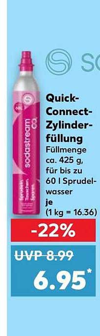 Quick-Connect-Zylinderfüllung