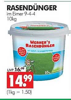 RASENDÜNGER im Eimer 9+4+4 10kg