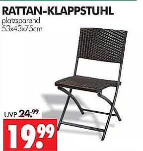 RATTAN-KLAPPSTUHL