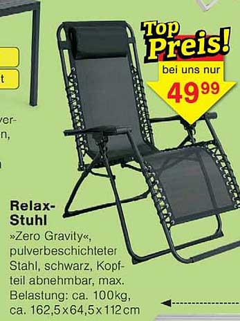 Relax-Stuhl »Zero Gravity«