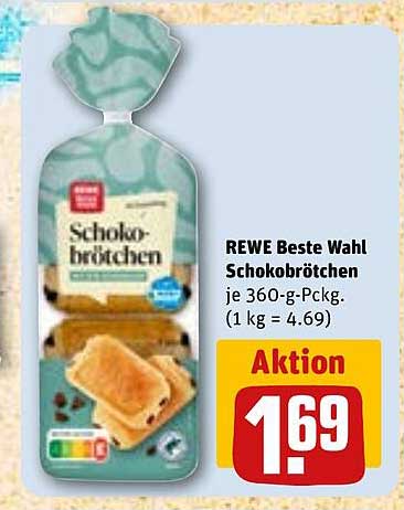 REWE Beste Wahl Schokobrötchen